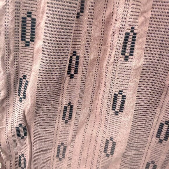 Anthropologie Balloon-Leg Strapless Jumpsuit Brown black size XS Smoke front - Picture 6 of 9